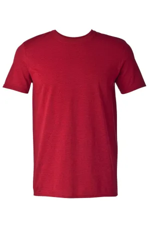 Checkered Christmas Coffee Softstyle Adult T-Shirt