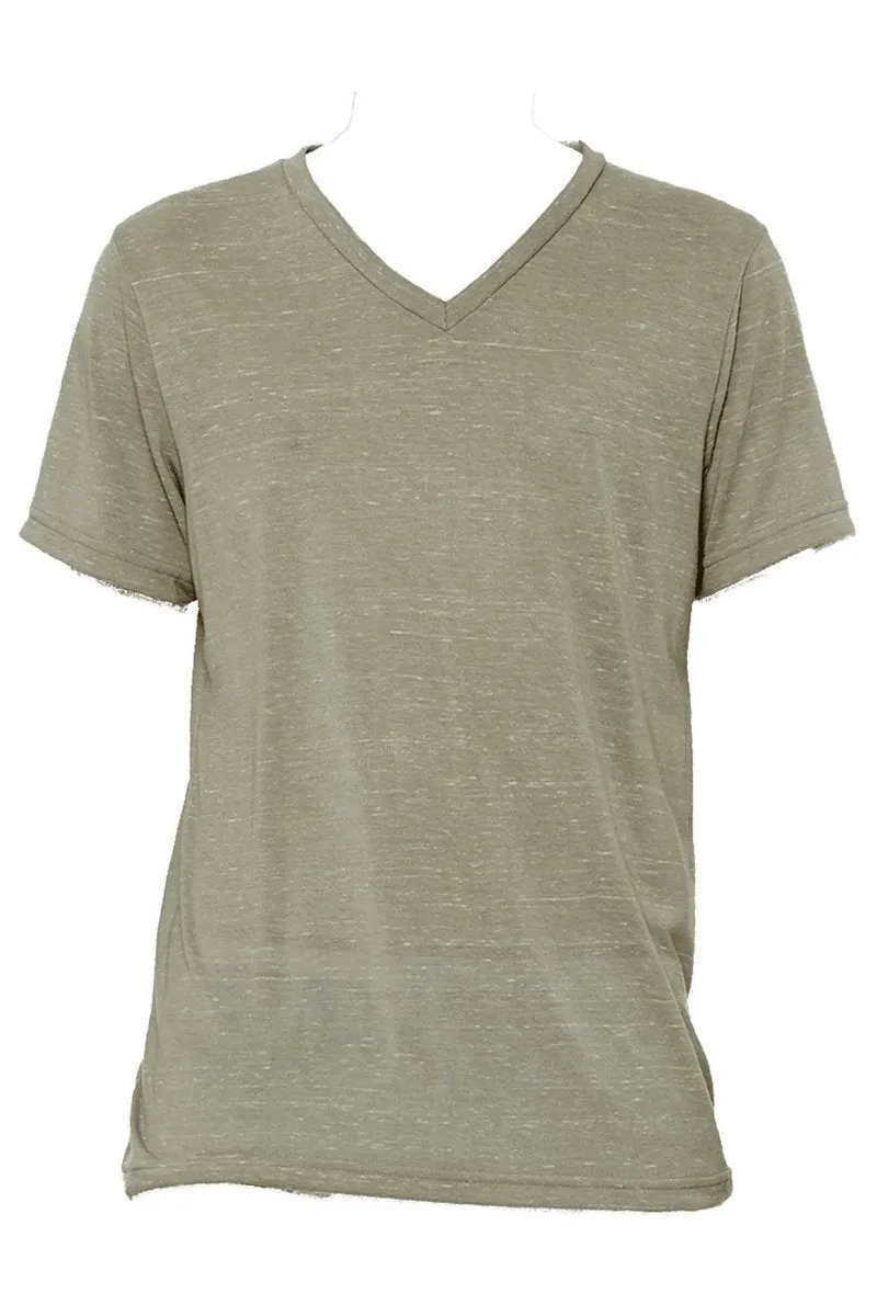 Cheetah Mama Circle Unisex V-Neck Tee