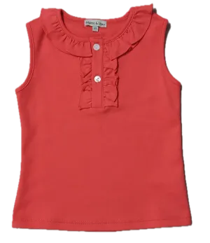 Cherry Blossoms Pink Girl's Pima Top