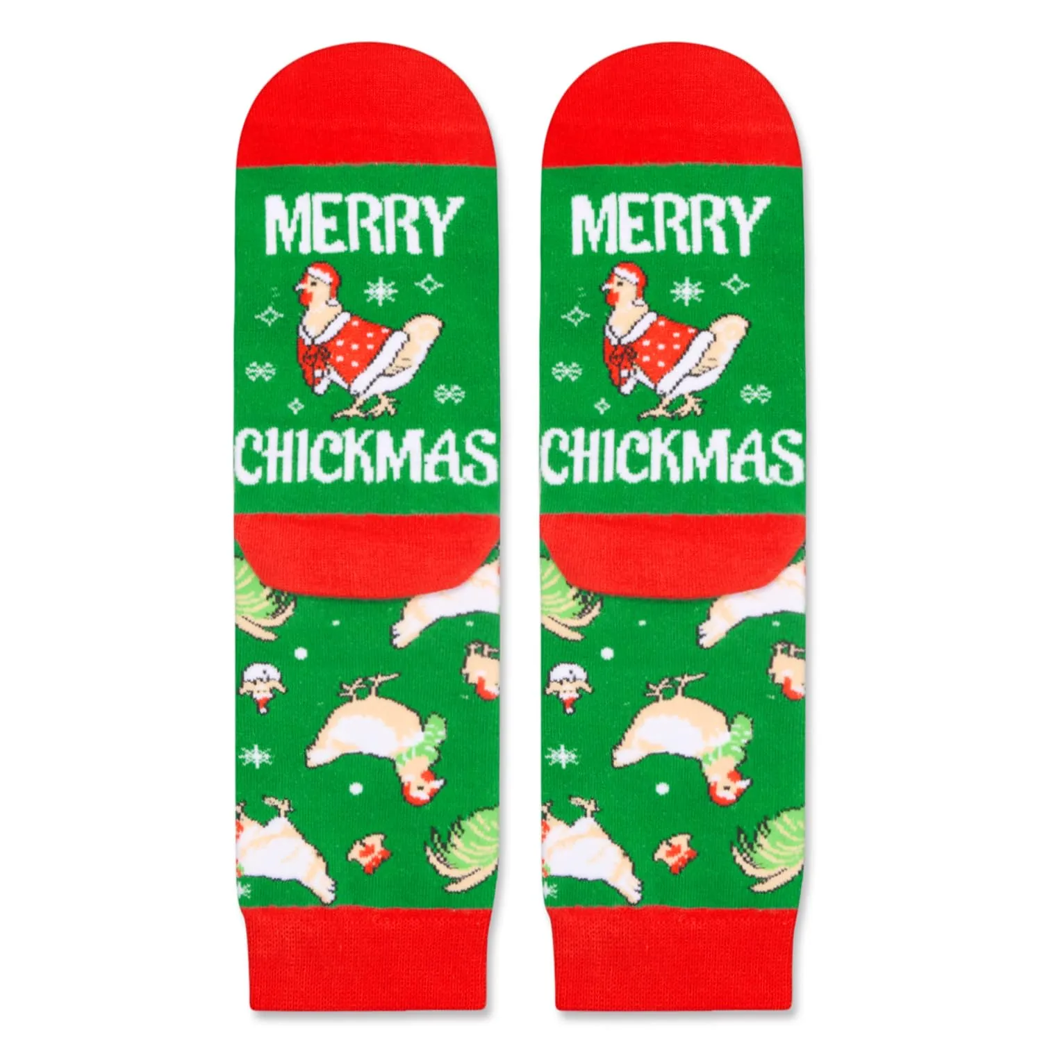 Christmas Gifts Stocking Socks For Kids - Secret Santa Socks Xmas Stocking Stuffers For Chicken Lovers, Christmas Rooster Gifts 4-6 Years