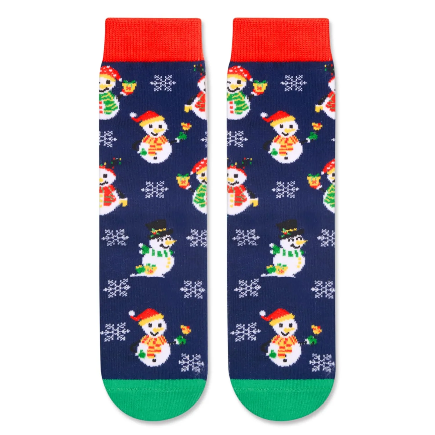 Christmas Gifts Stocking Socks for Kids - Snowman Christmas Stocking for Son Daughter Sister 10-12 Years