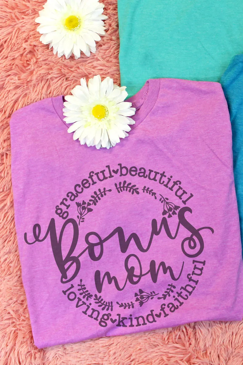 Circle Bonus Mom Softstyle Adult T-Shirt