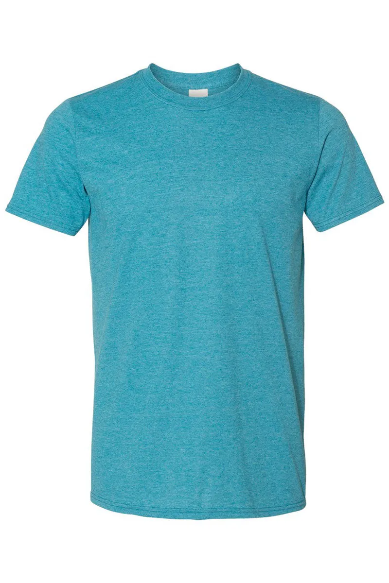Circle Leopard Teacher Softstyle Adult T-Shirt