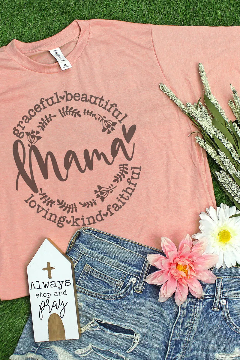 Circle Mama Unisex Poly-Rich Blend Tee