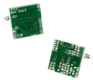 Circuit Board Cuff Links