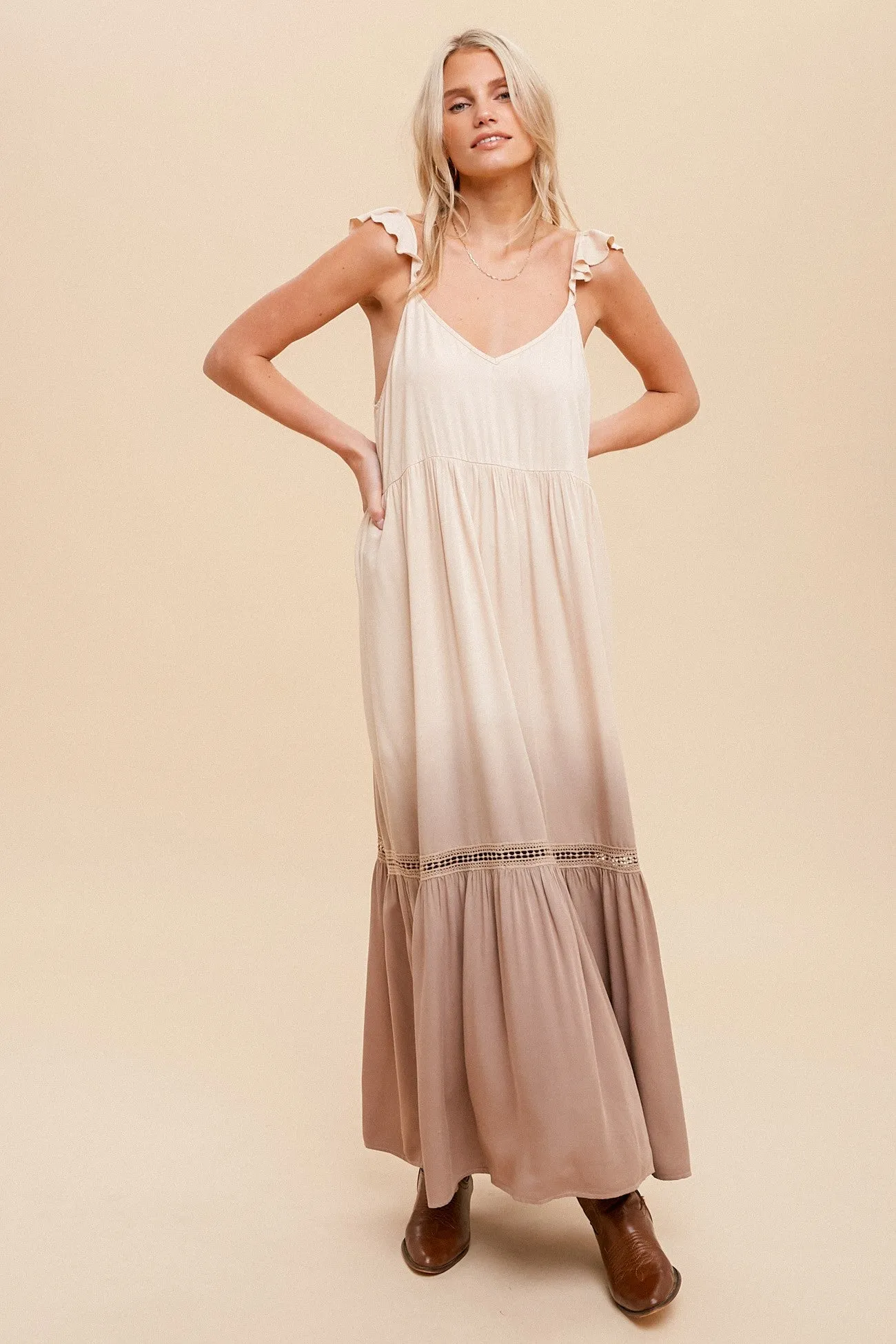 Claire Dip Dye Dress