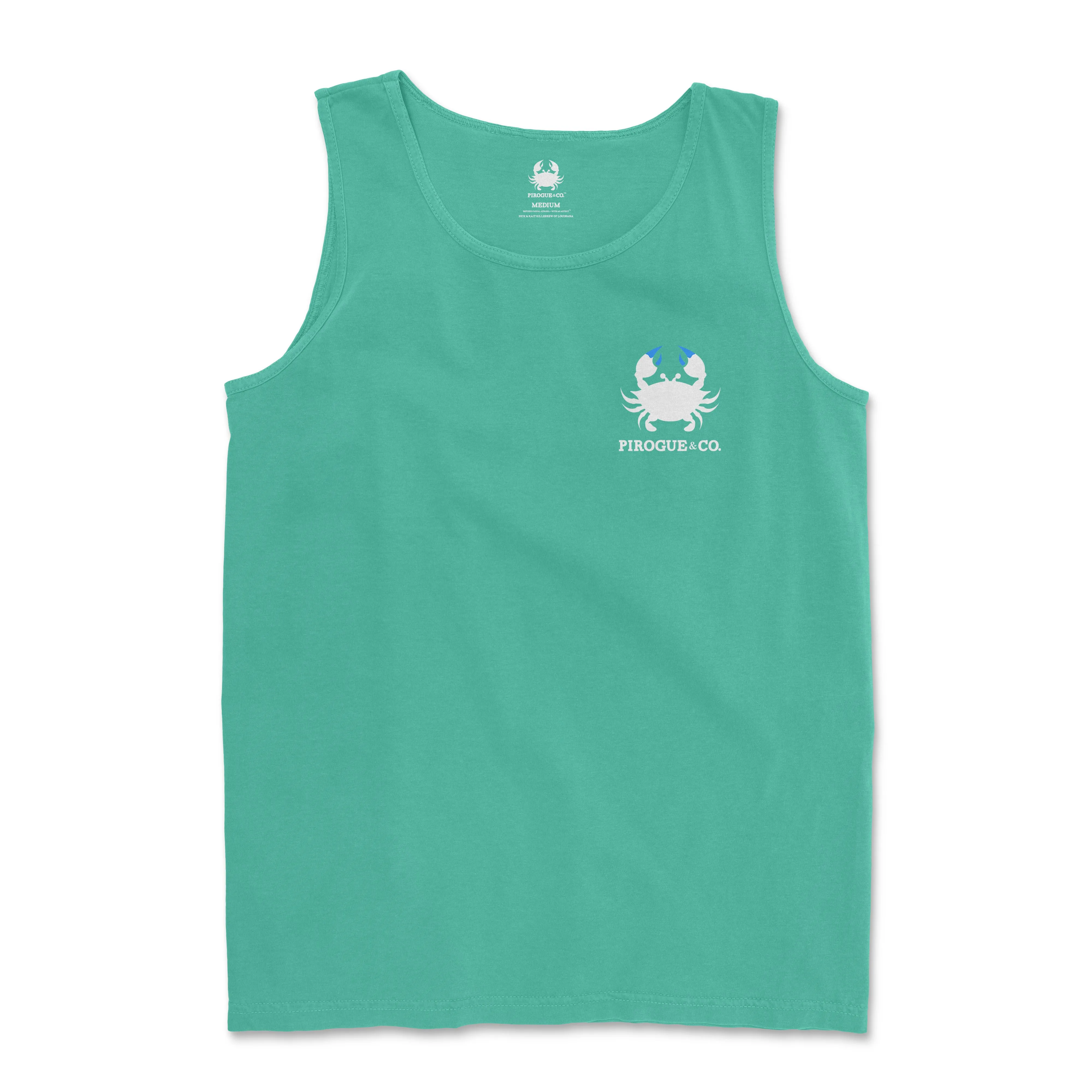 Classic Crab Tank | Peacock Green