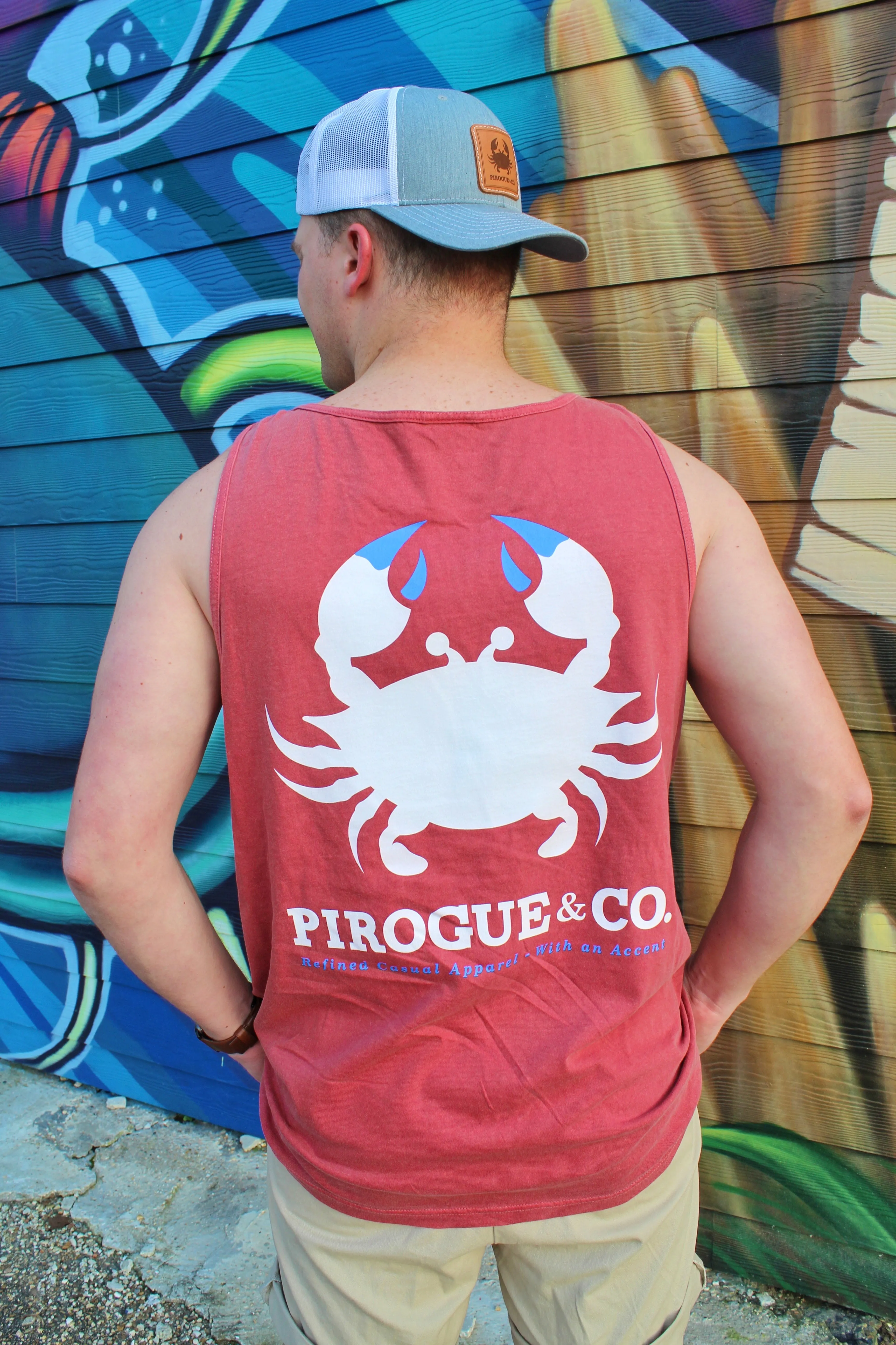 Classic Crab Tank | Ruby Red