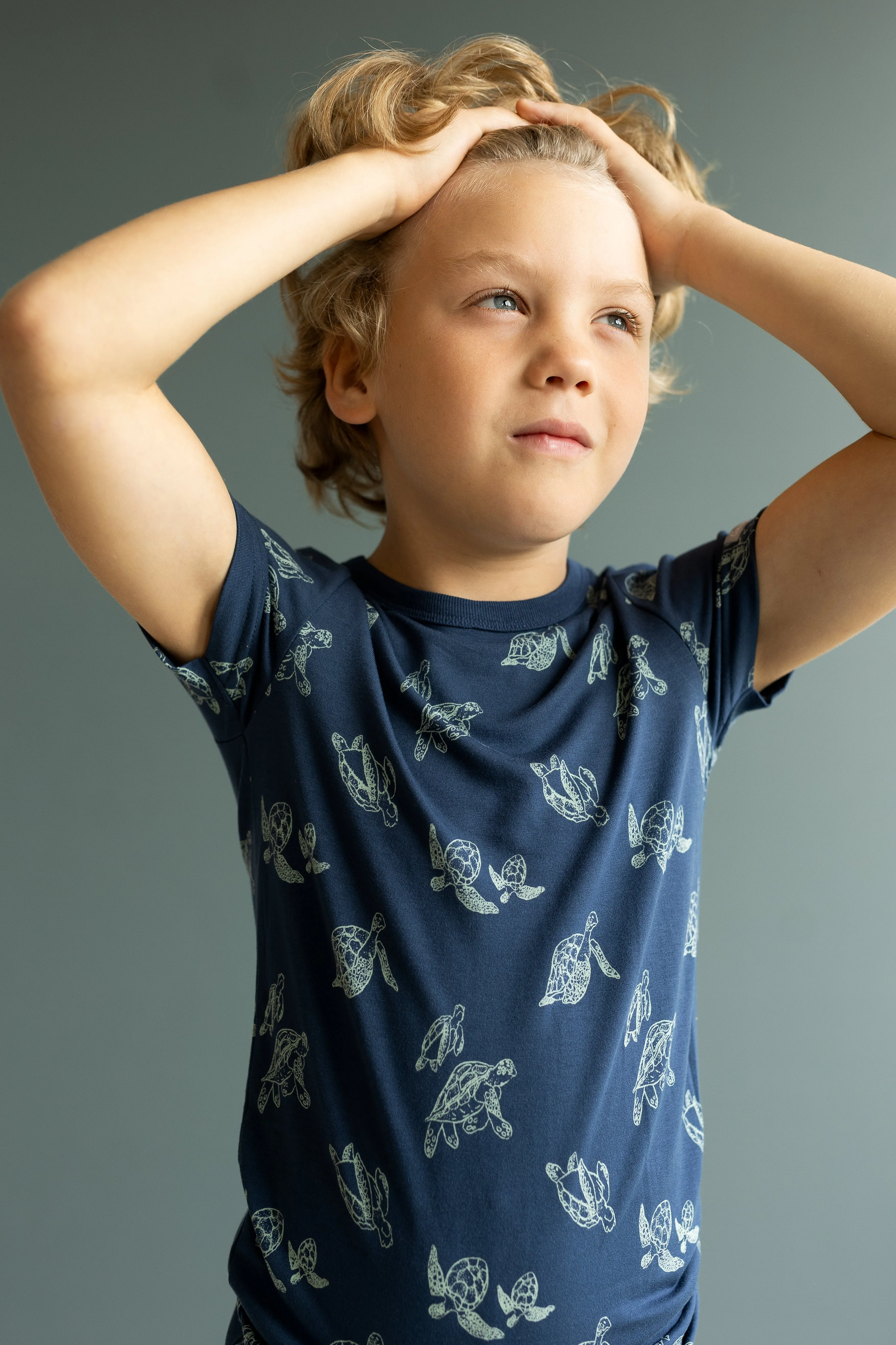 Coccoli Turtles Cotton Modal Summer PJs