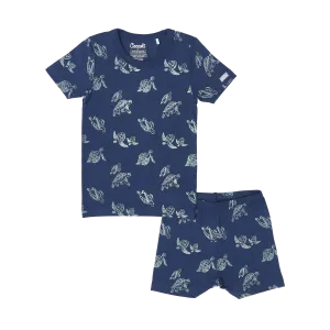 Coccoli Turtles Cotton Modal Summer PJs