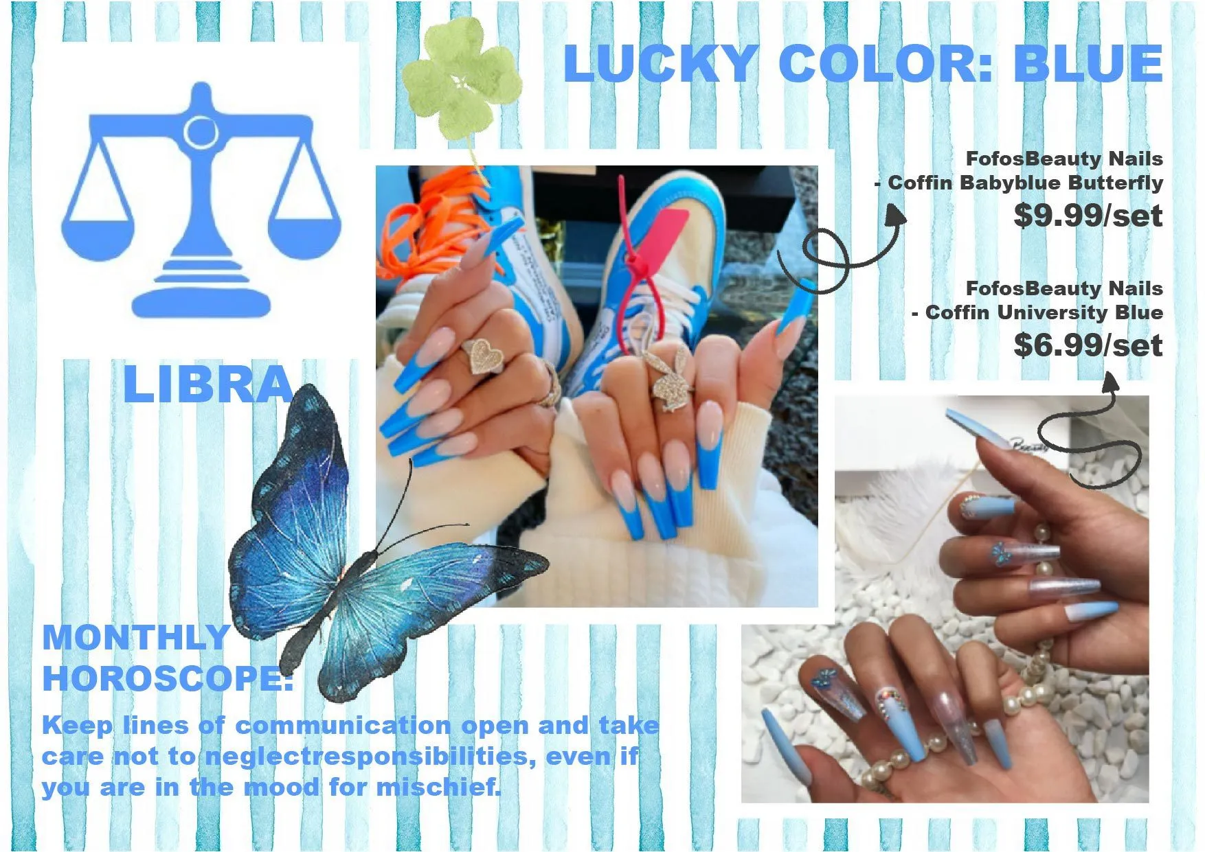 Coffin Babyblue Butterfly