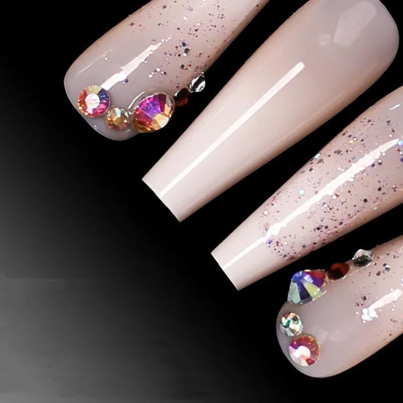 Coffin Nude Glitter