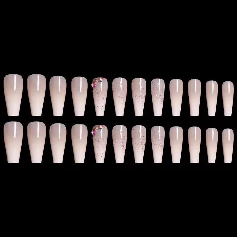 Coffin Nude Glitter