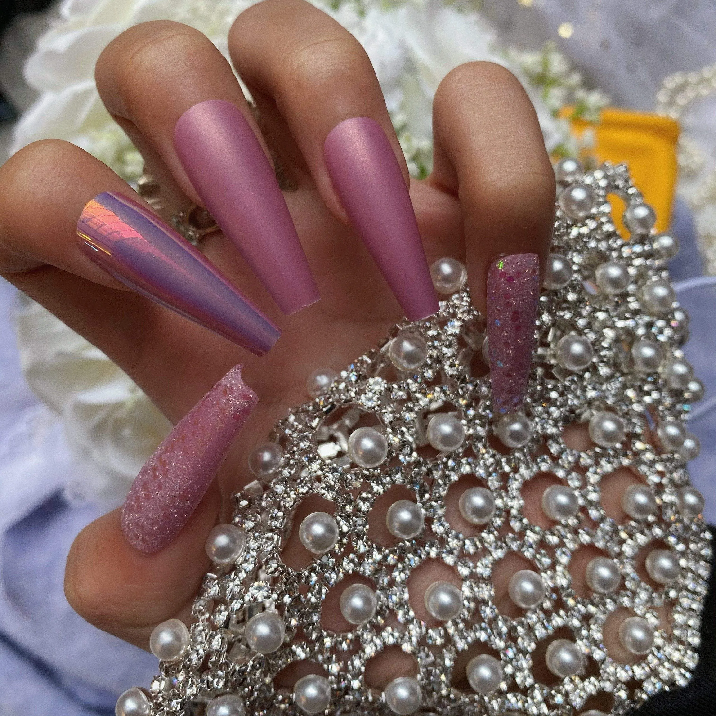 Coffin Pink Little Mermaid