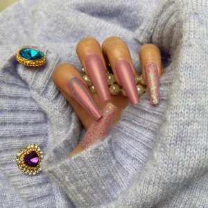 Coffin Pink Little Mermaid