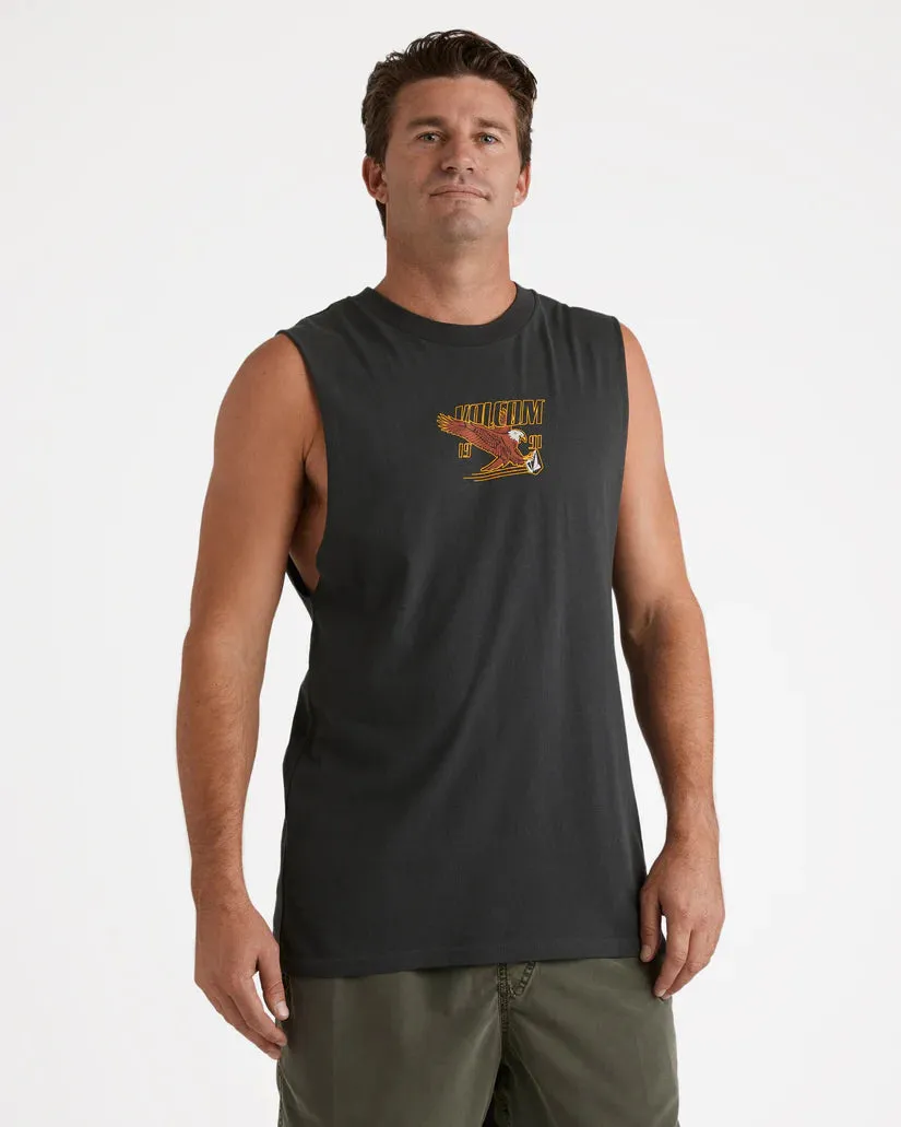 Combust Muscle Tee - Stealth