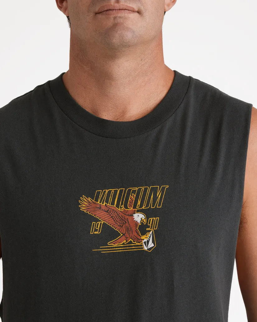 Combust Muscle Tee - Stealth