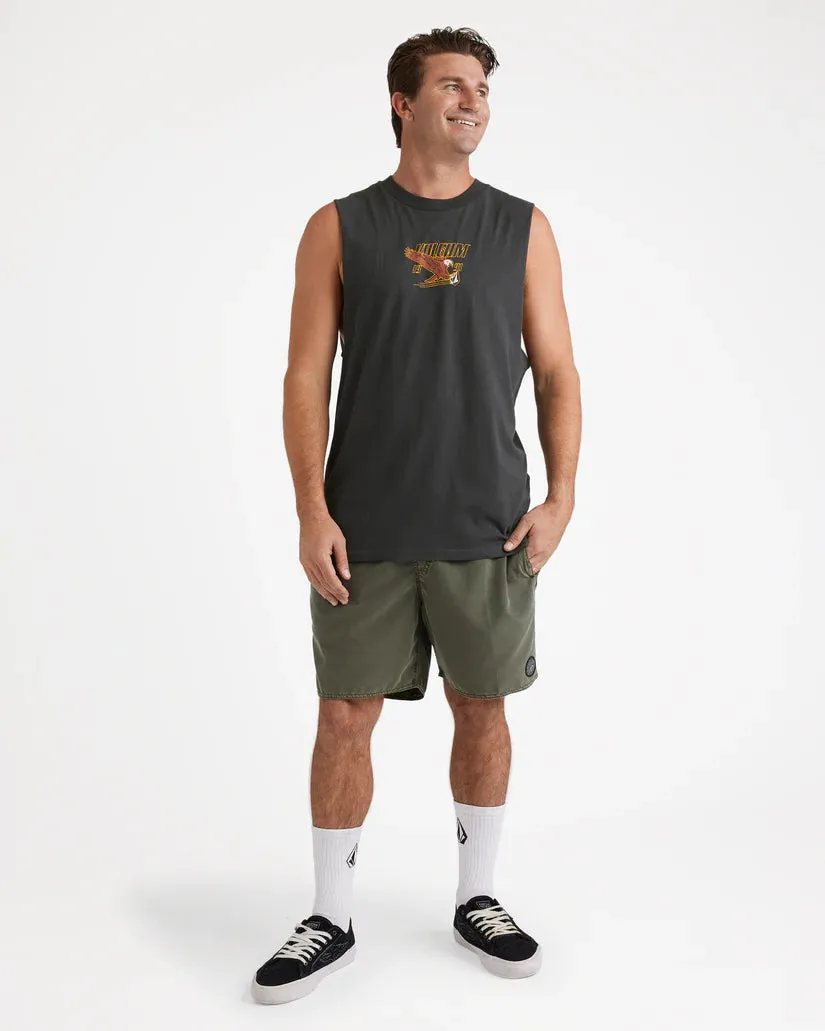 Combust Muscle Tee - Stealth