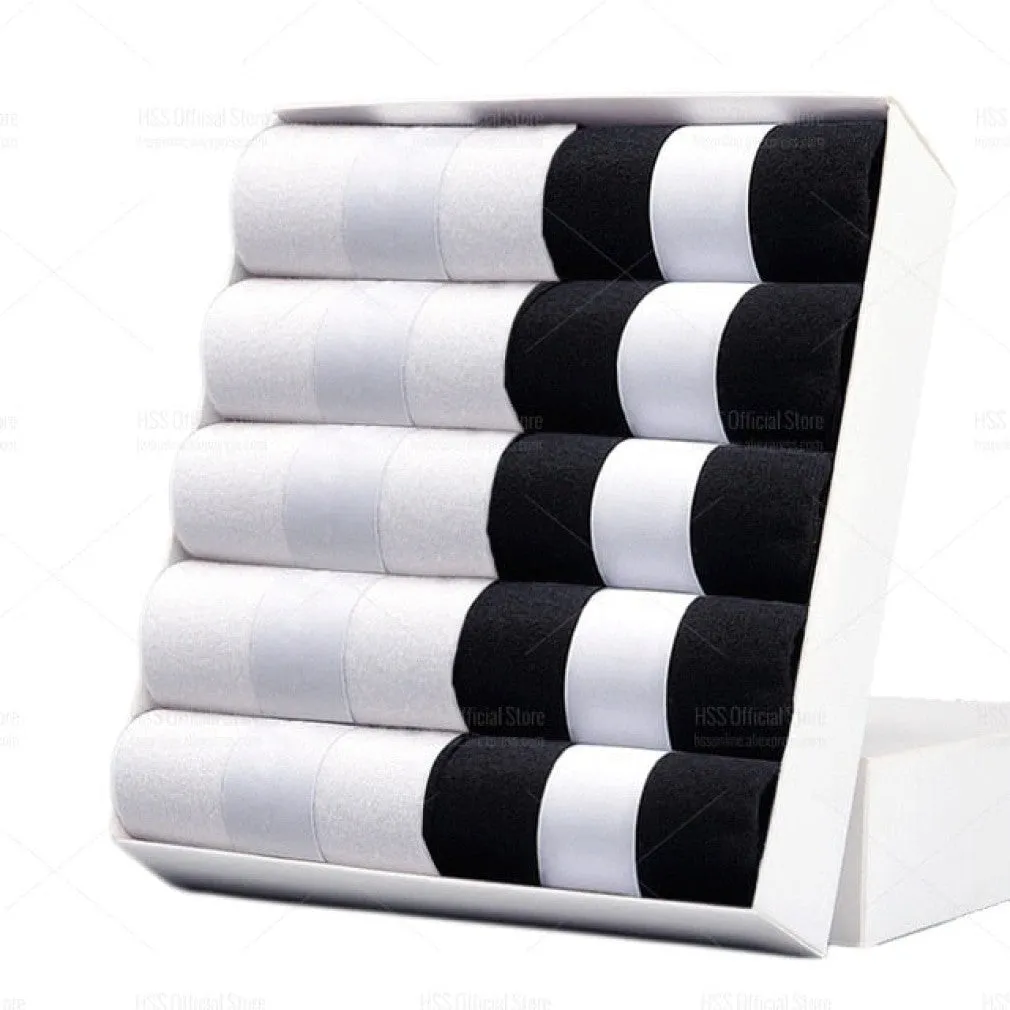 ContiNent 33 Men Cotton Socks New Style Black Business Men Socks Soft Breathable Summer Winter for Male Socks Plus Size (6.5-14)