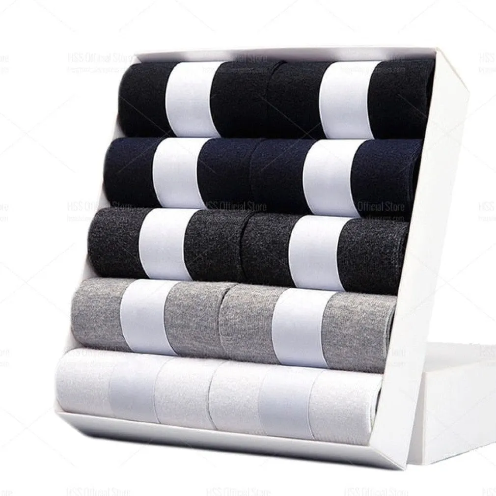ContiNent 33 Men Cotton Socks New Style Black Business Men Socks Soft Breathable Summer Winter for Male Socks Plus Size (6.5-14)
