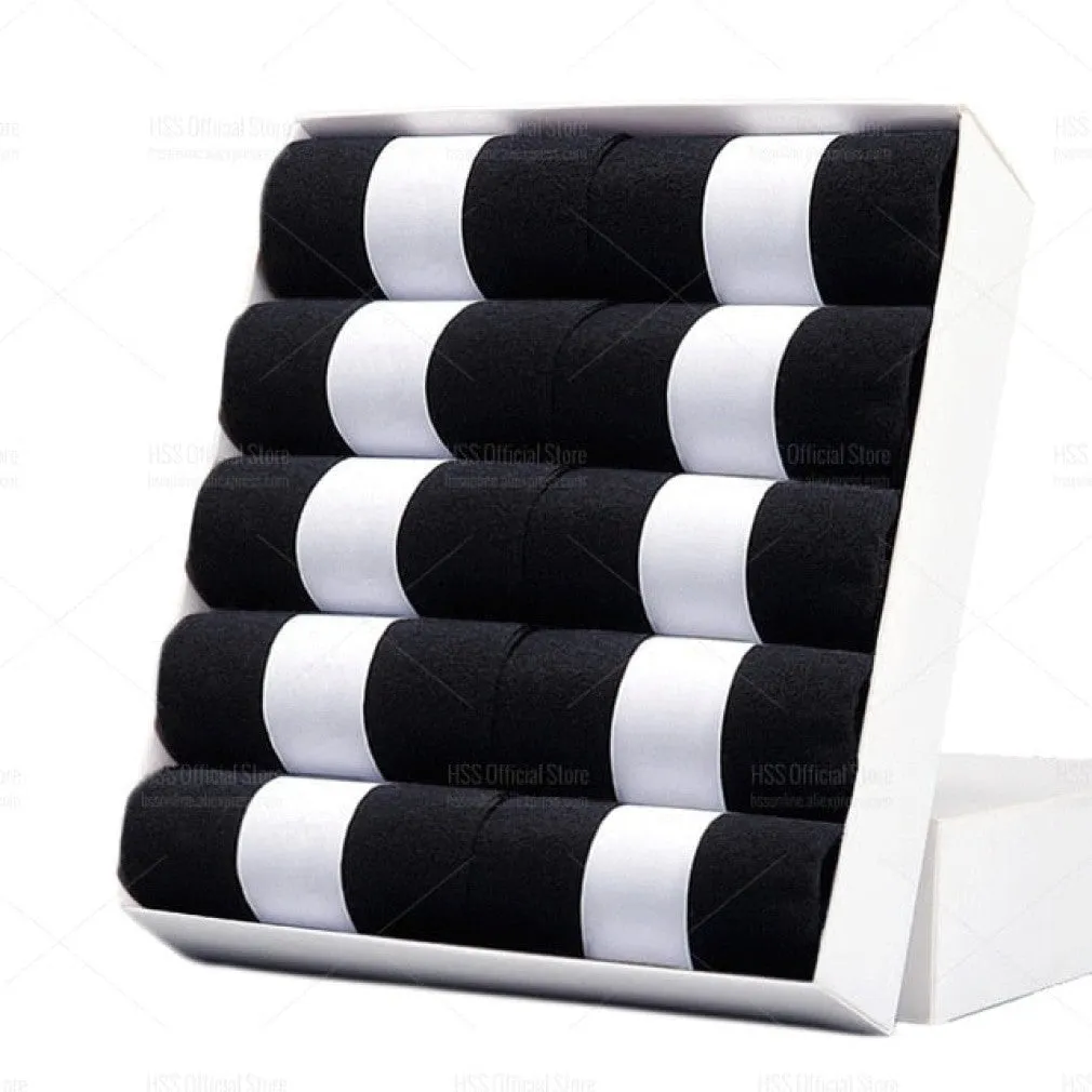 ContiNent 33 Men Cotton Socks New Style Black Business Men Socks Soft Breathable Summer Winter for Male Socks Plus Size (6.5-14)