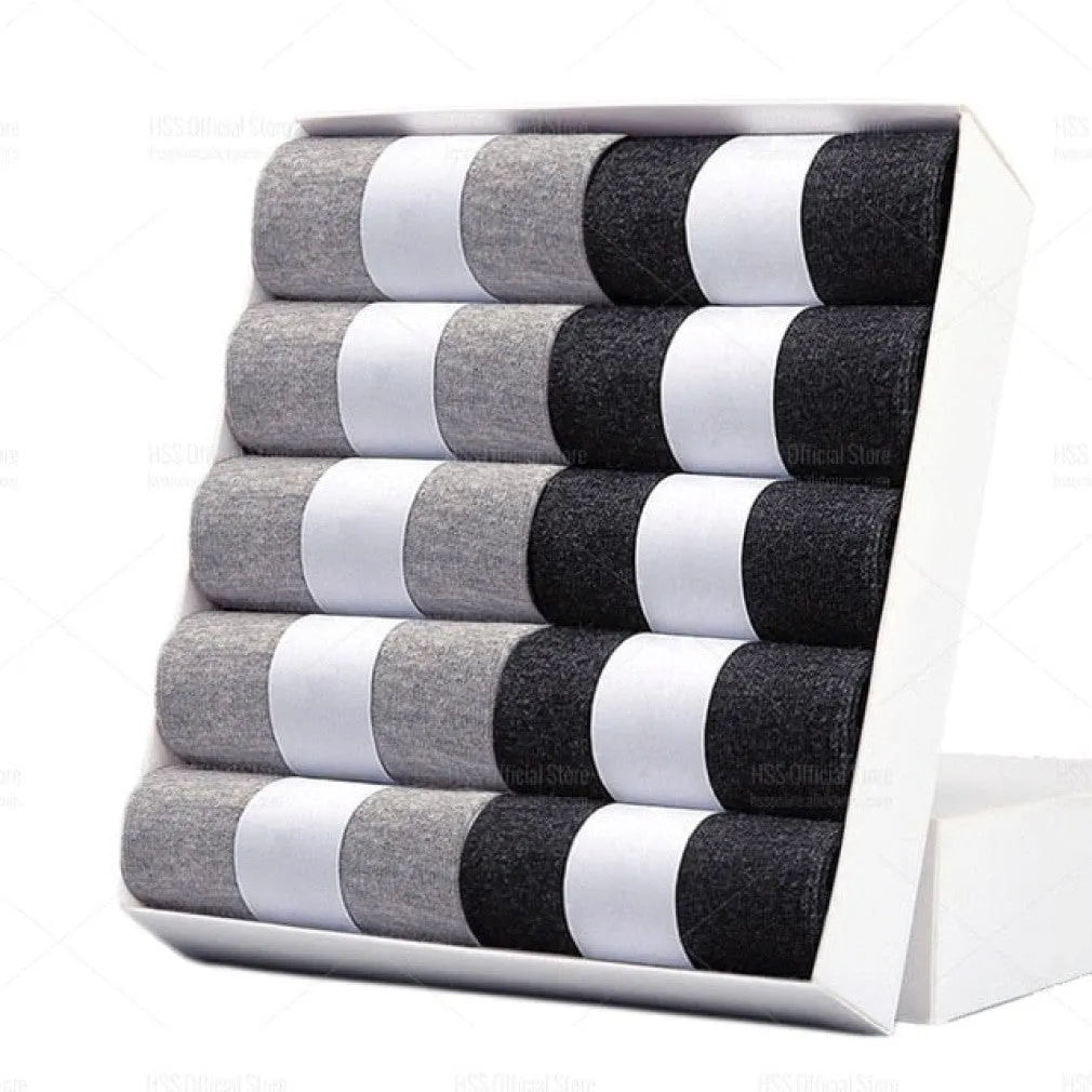 ContiNent 33 Men Cotton Socks New Style Black Business Men Socks Soft Breathable Summer Winter for Male Socks Plus Size (6.5-14)