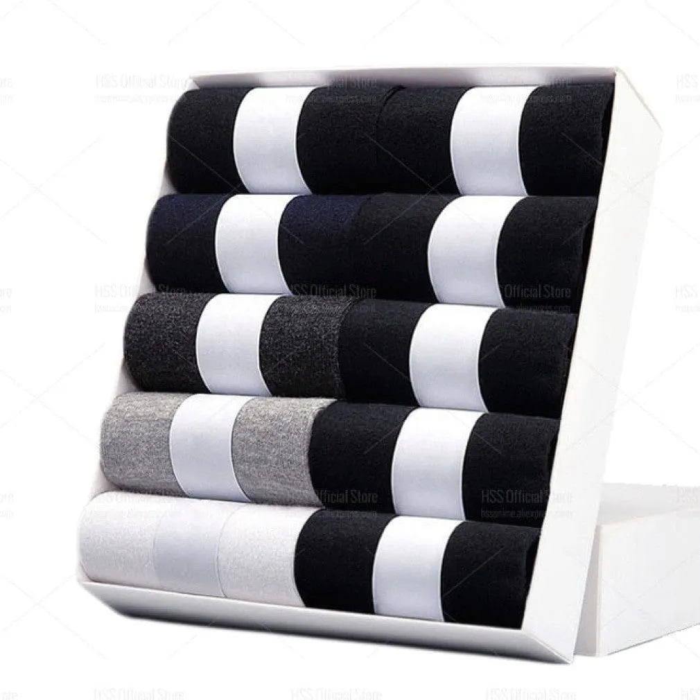 ContiNent 33 Men Cotton Socks New Style Black Business Men Socks Soft Breathable Summer Winter for Male Socks Plus Size (6.5-14)