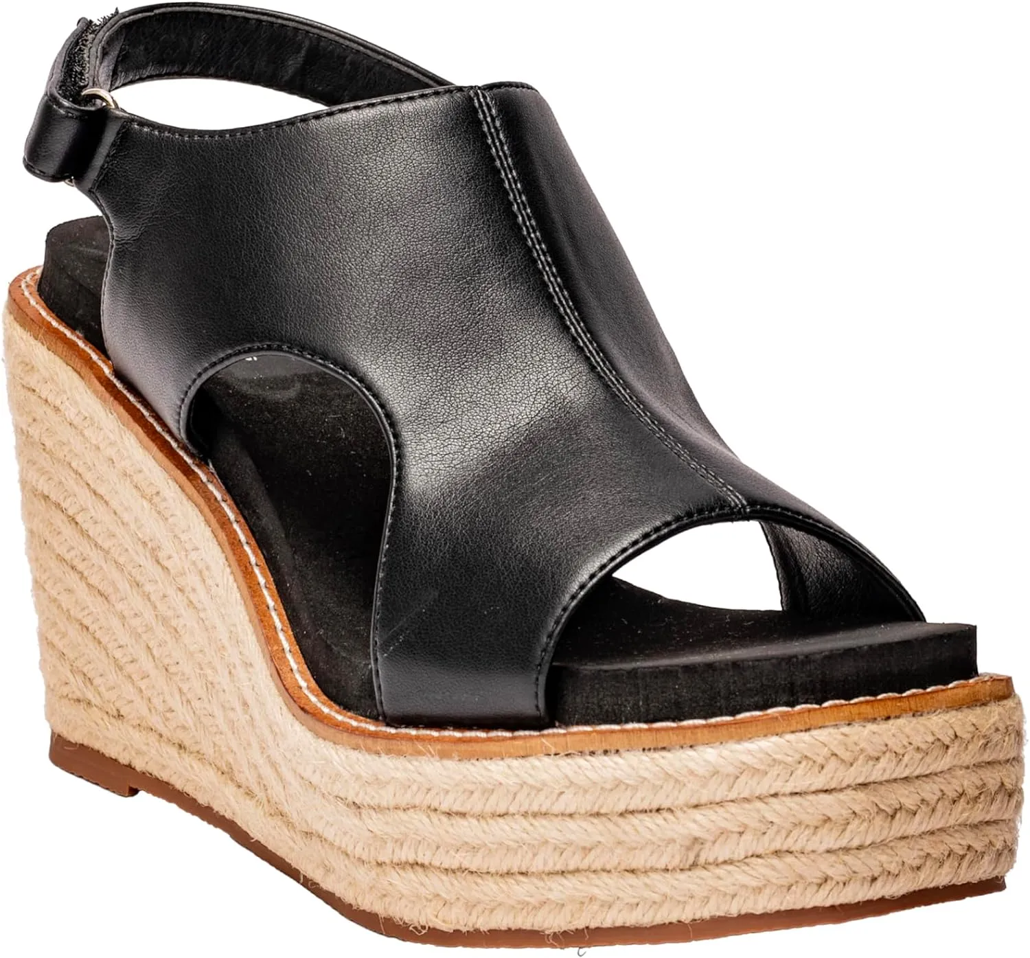 CORKYS Freddie Black Wedge