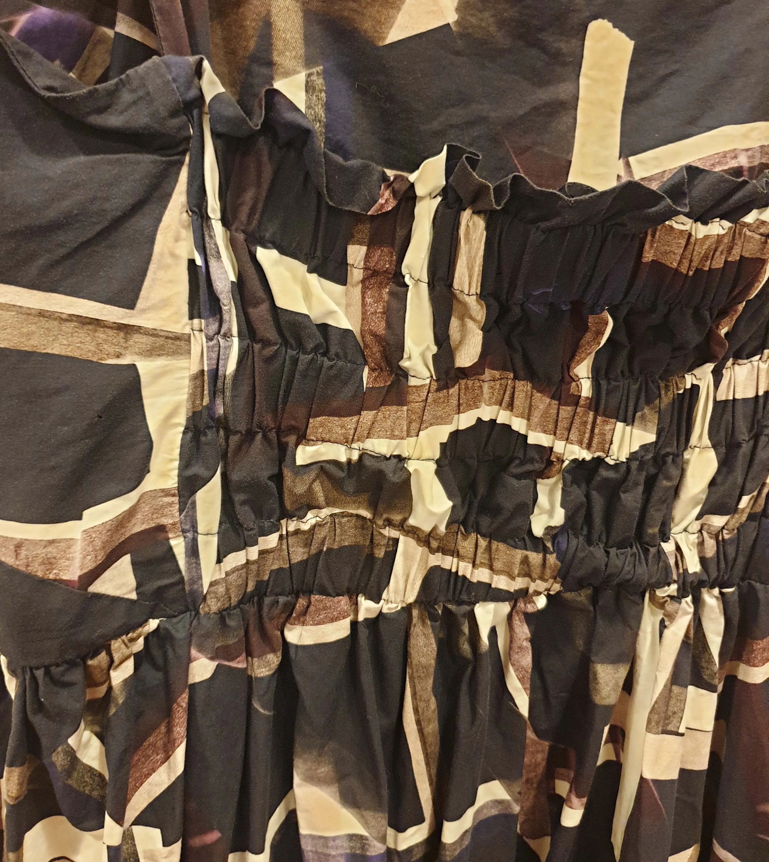 Cos unique print sleeveless maxi dress size 40 (best fits 12-14)