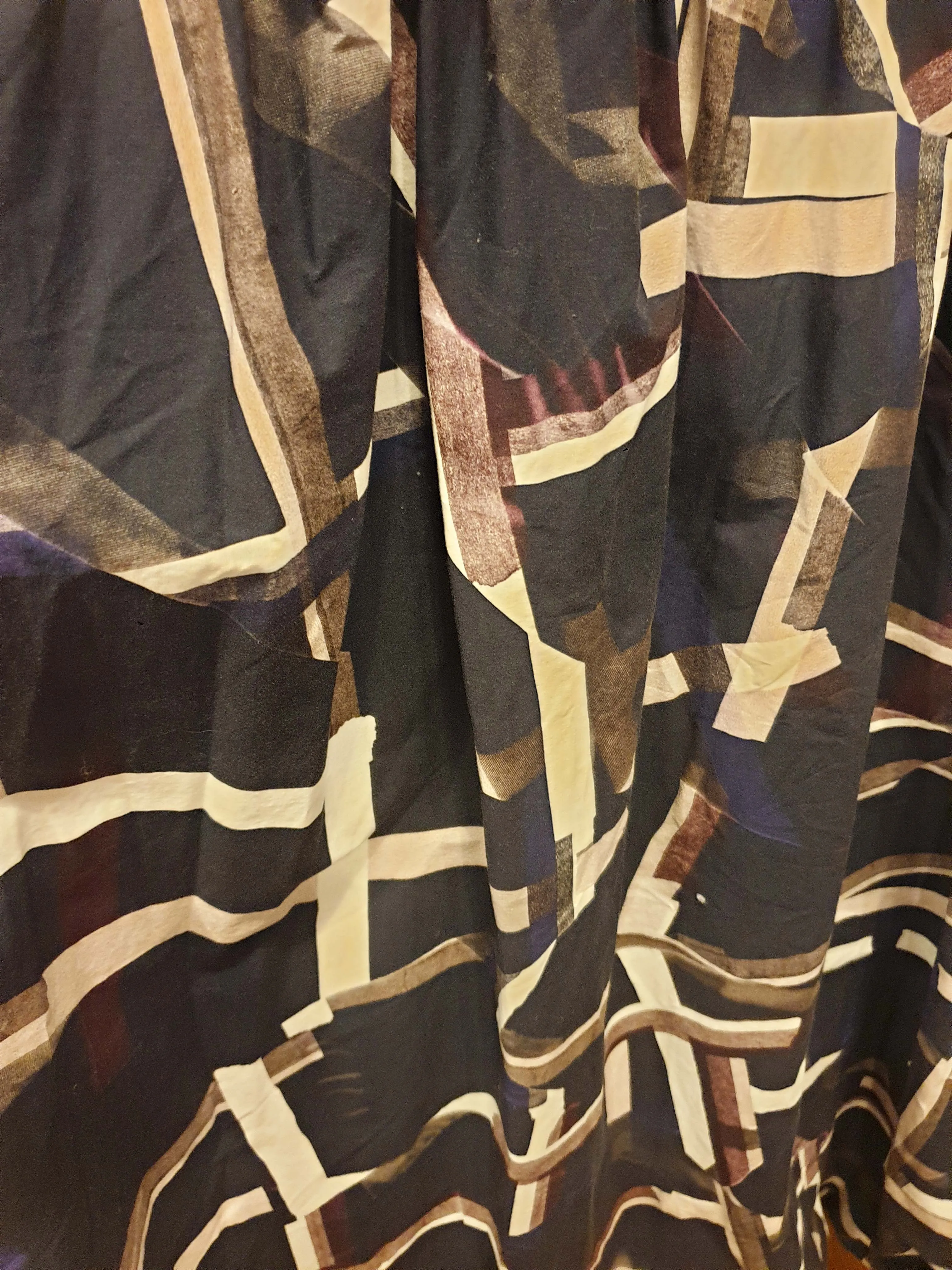 Cos unique print sleeveless maxi dress size 40 (best fits 12-14)