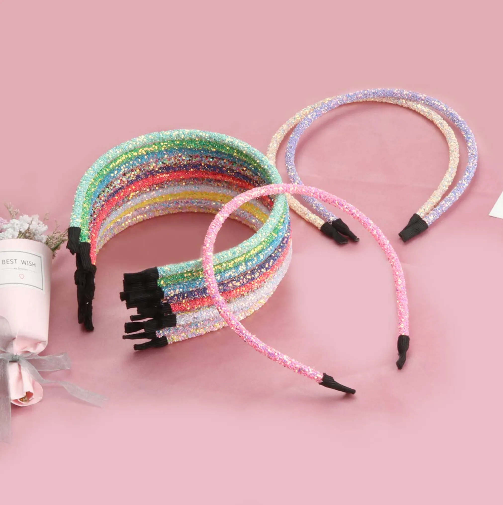 Cotton Candy - Glitter Headband
