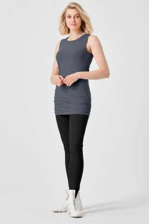 Cotton Lycra Ruche Tank
