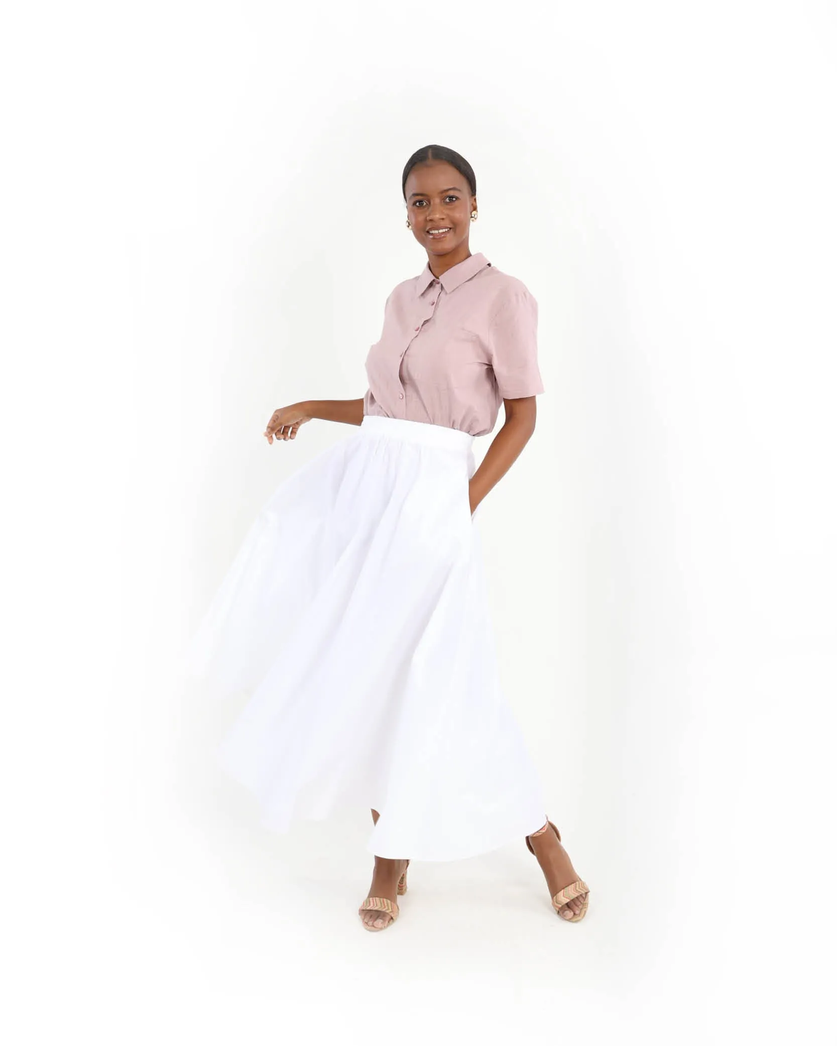 Cotton Voile Circle Skirt