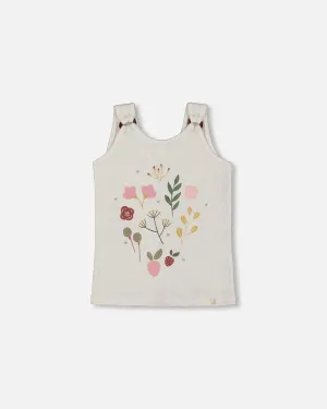 Crinkle Jersey Tank Top