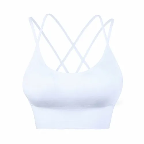 Cross Back Padded Cropped Sports Bra