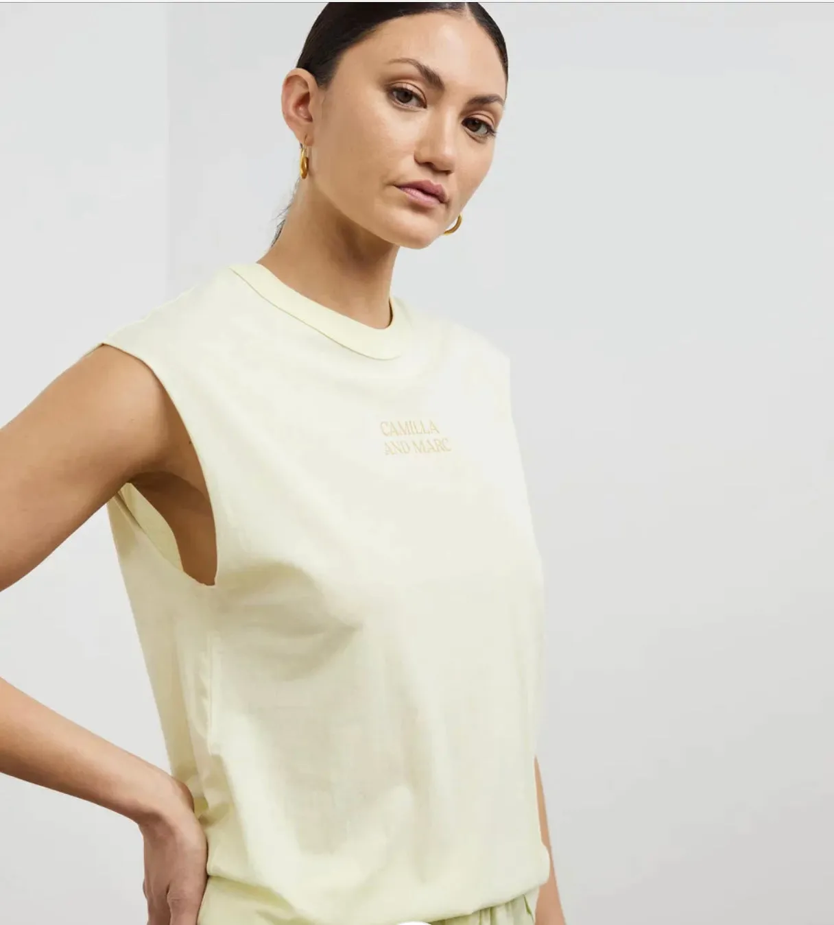 Darcy 2.0 Lightweight Tank - Dirty Yellow