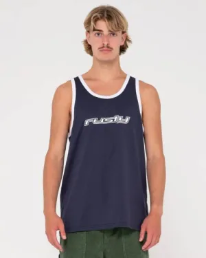 Dead Ringer Tank- Navy Blue