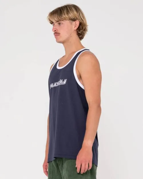 Dead Ringer Tank- Navy Blue