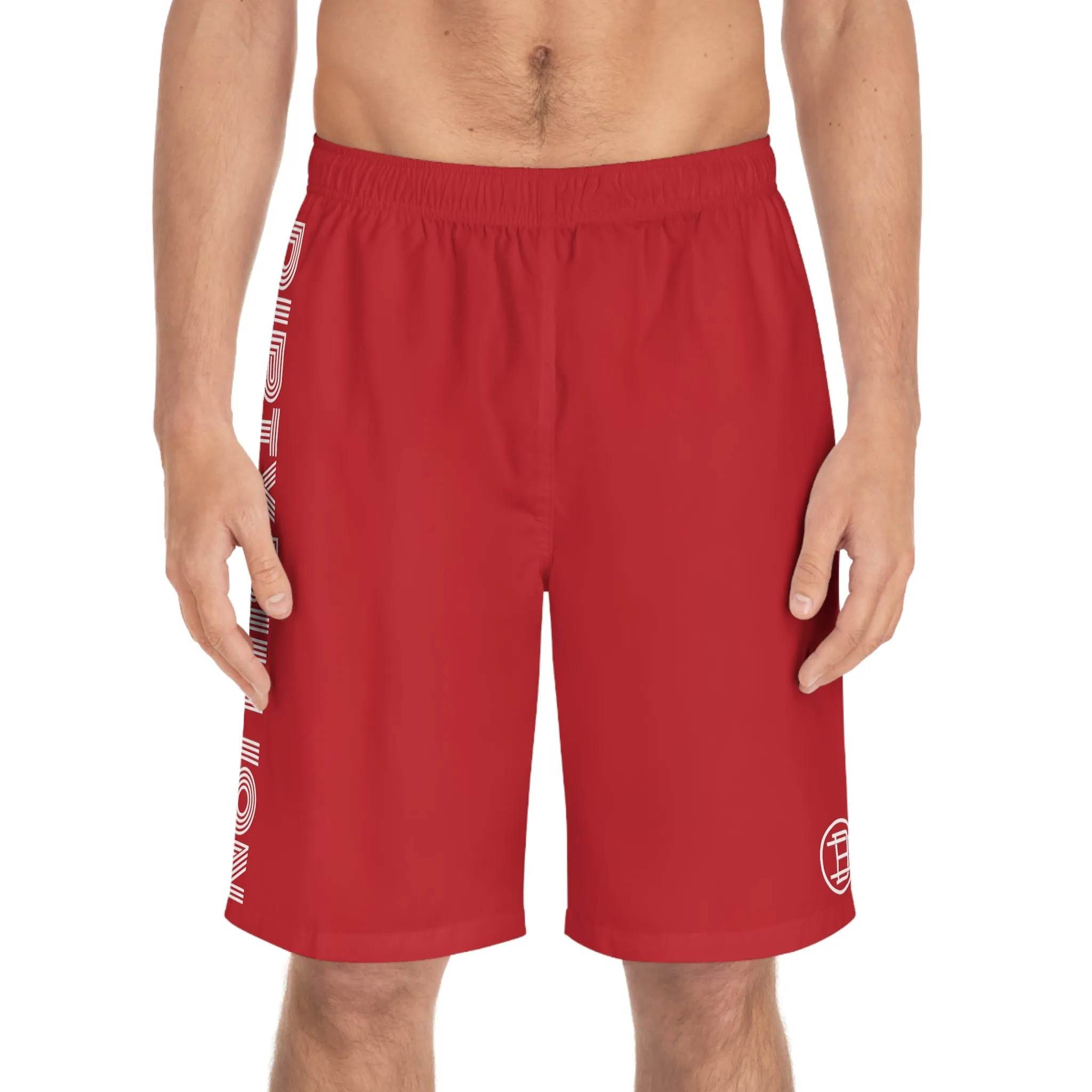 Deep Red Dirty Billion Grind Shorts