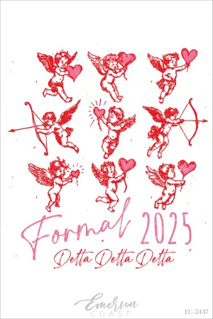 Delta Delta Delta Cupid Arrow Formal Tee