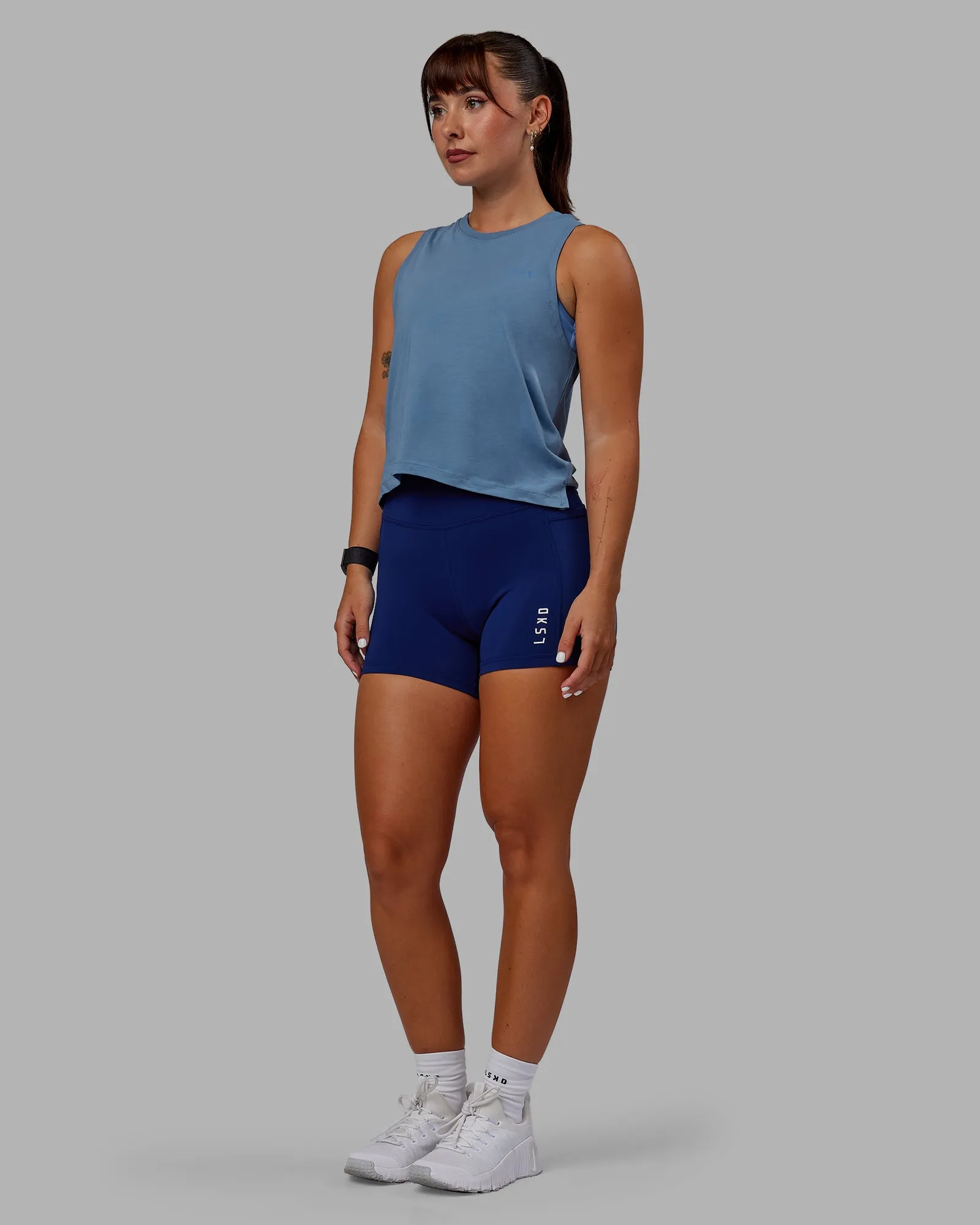 Deluxe PimaFLX Tank - Elemental Blue