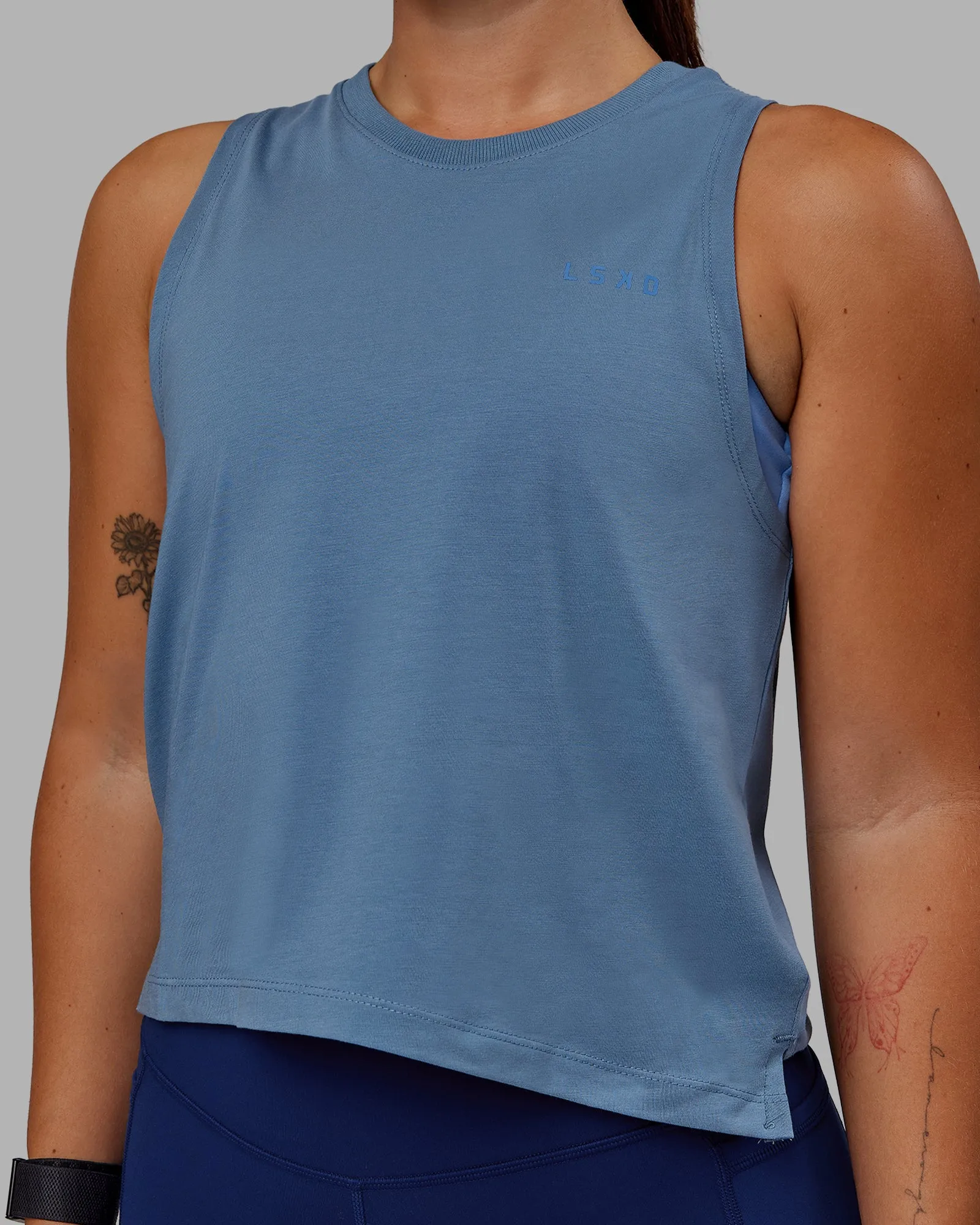 Deluxe PimaFLX Tank - Elemental Blue