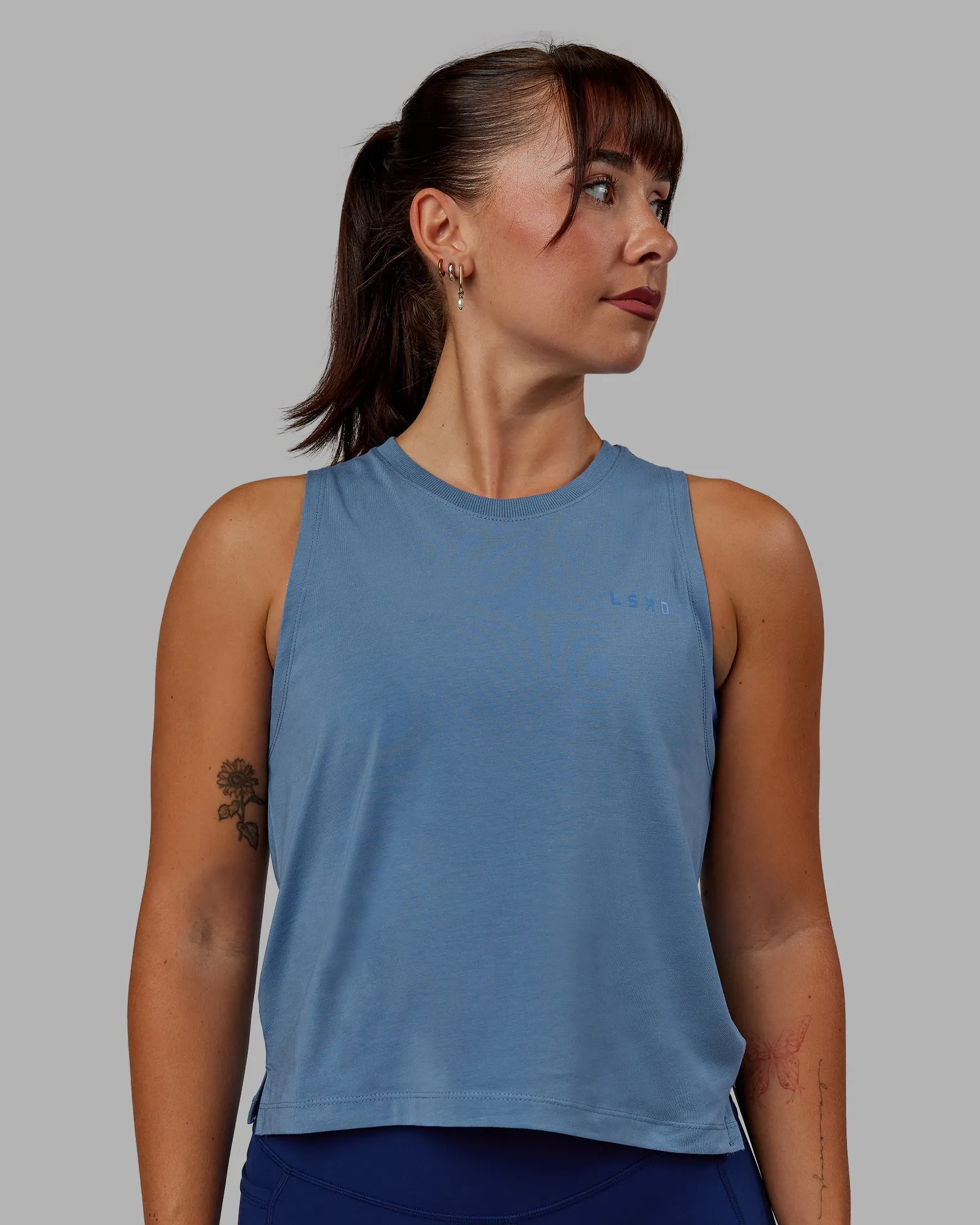 Deluxe PimaFLX Tank - Elemental Blue