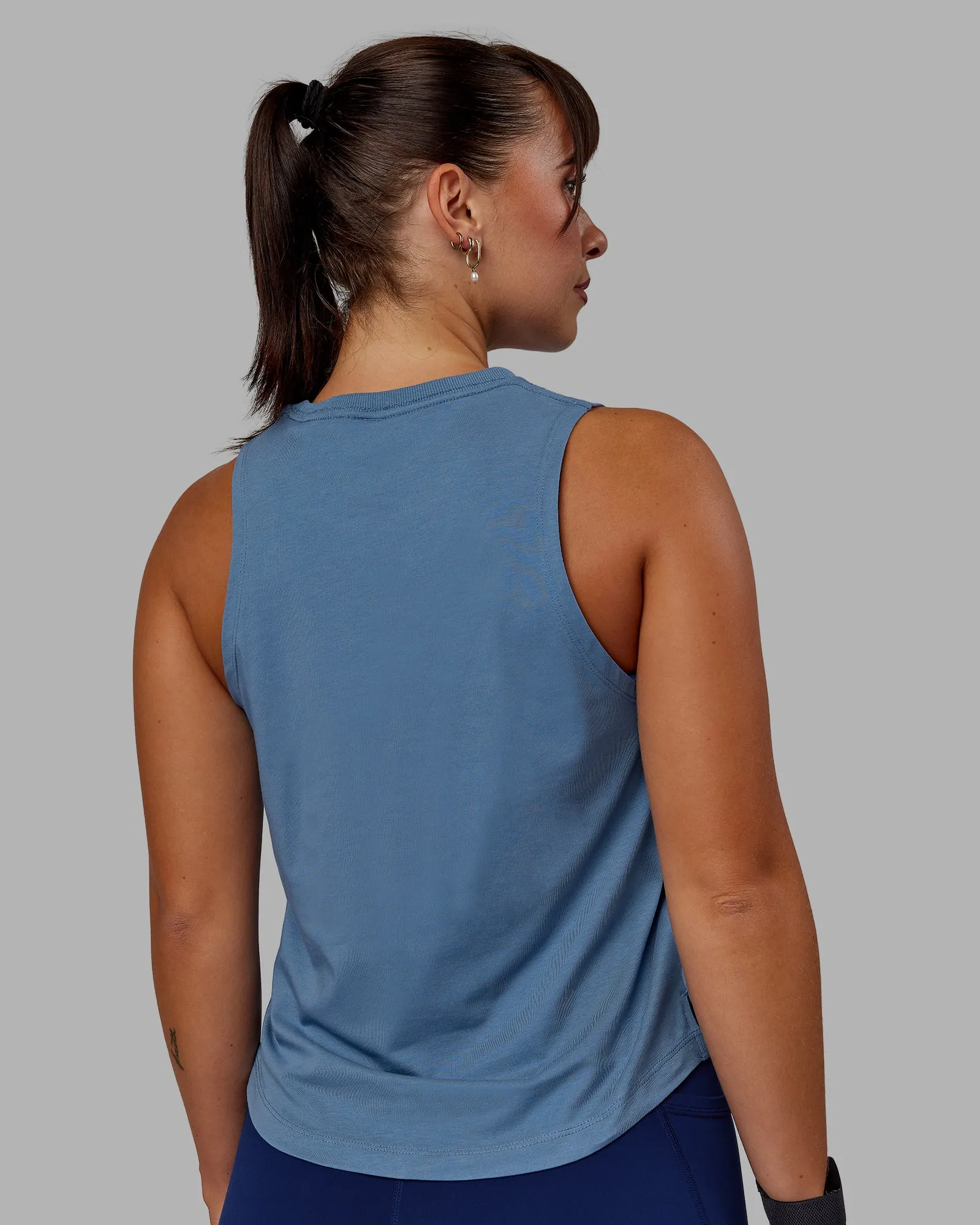 Deluxe PimaFLX Tank - Elemental Blue