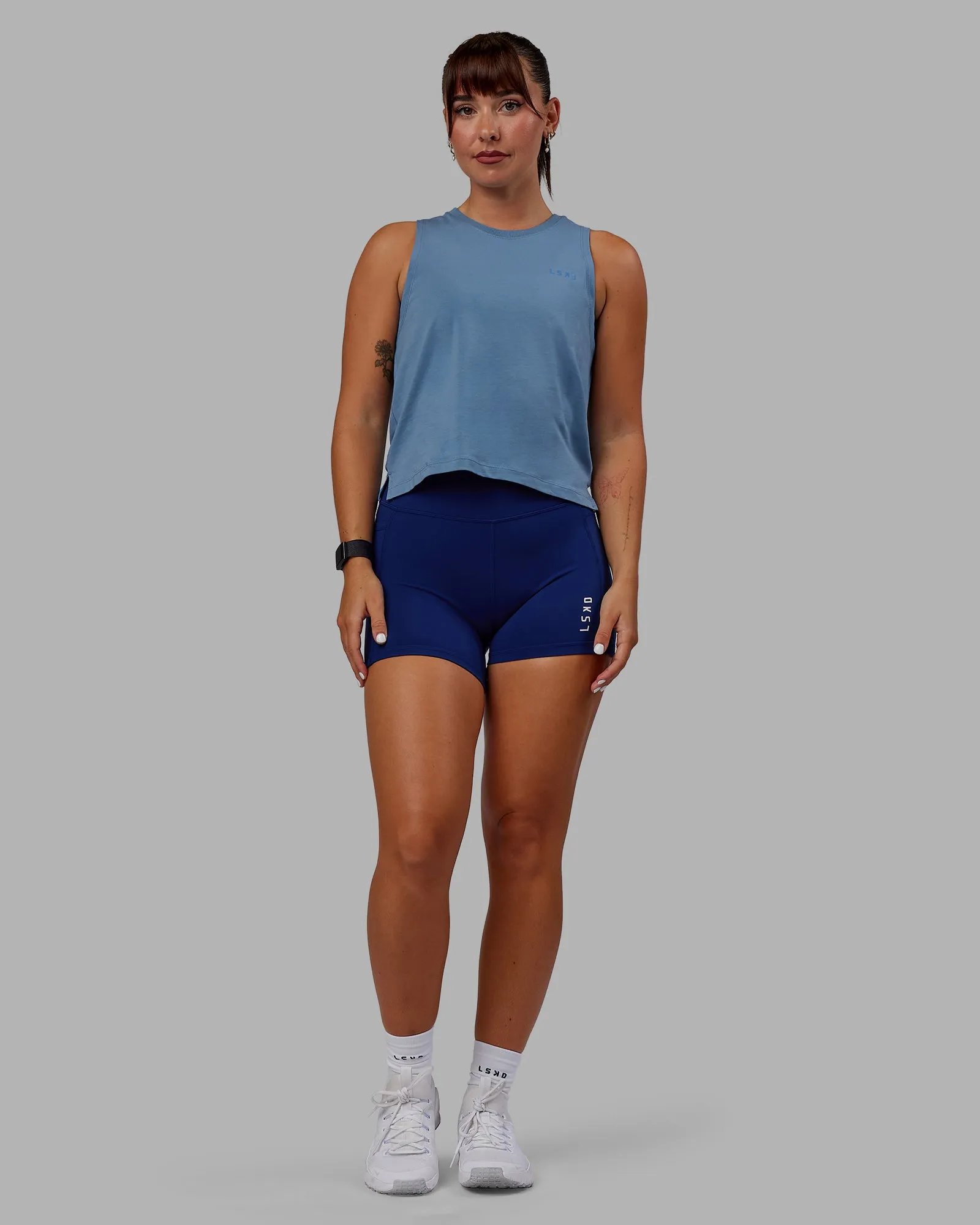 Deluxe PimaFLX Tank - Elemental Blue