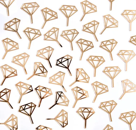 Diamond Ring Cupcake Toppers