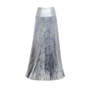 Diana Skirt- Blue Silver