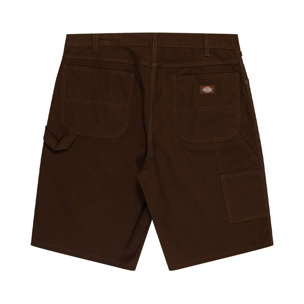 DICKIES DX200 MIDWEIGHT CARPENTER CANVAS SHORTS - TIMBER BROWN