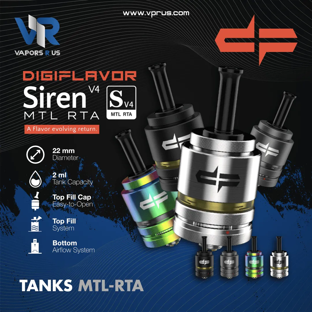DIGIFLAVOR - Siren v4 MTL RTA 22mm