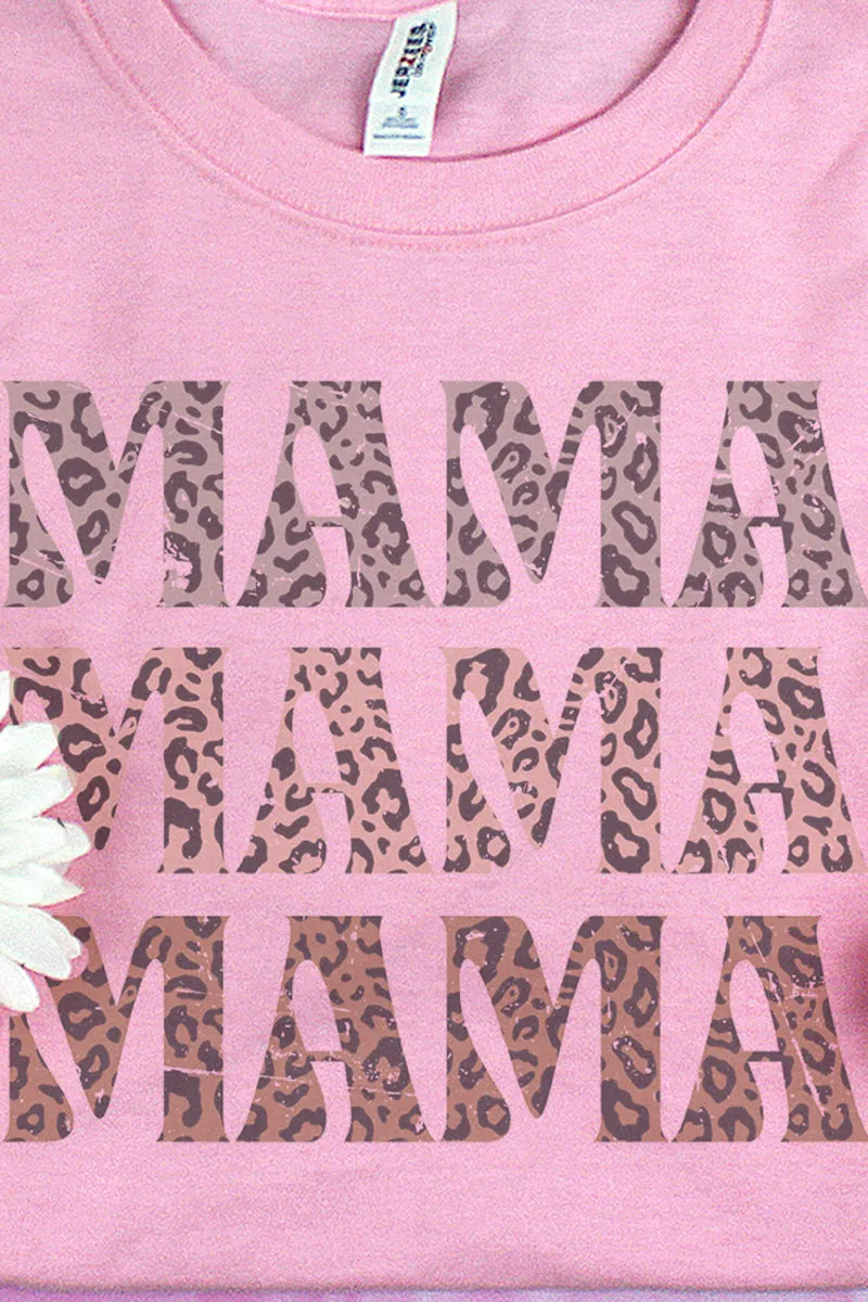 Distressed Animal Mama Dri-Power 50/50 Tee